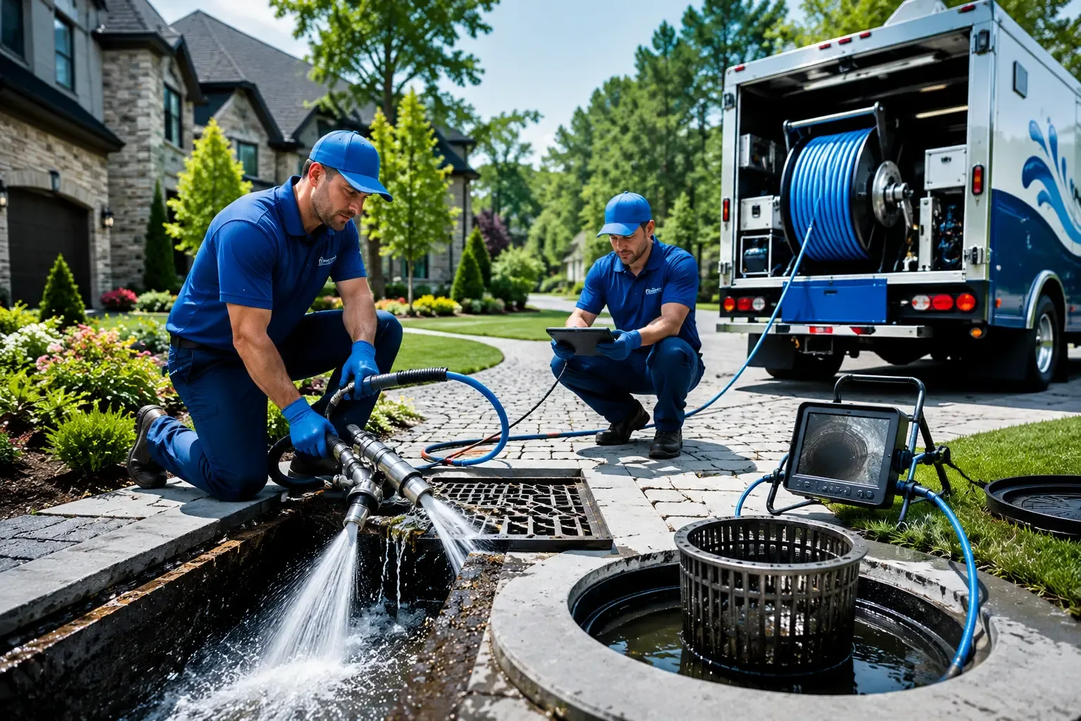 Local outdoor drain cleaning professionals in Harwood, MD